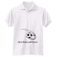 Adult EcoSmart® Jersey Knit Polo Thumbnail