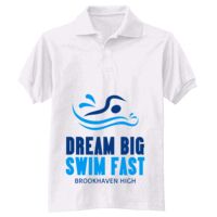 Adult EcoSmart® Jersey Knit Polo Thumbnail