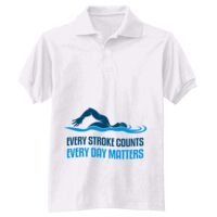 Adult EcoSmart® Jersey Knit Polo Thumbnail