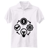 Adult EcoSmart® Jersey Knit Polo Thumbnail