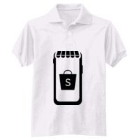 Adult EcoSmart® Jersey Knit Polo Thumbnail