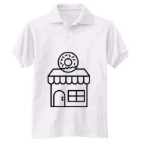 Adult EcoSmart® Jersey Knit Polo Thumbnail