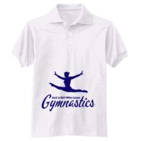 Adult EcoSmart® Jersey Knit Polo Thumbnail