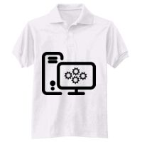Adult EcoSmart® Jersey Knit Polo Thumbnail