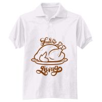 Adult EcoSmart® Jersey Knit Polo Thumbnail