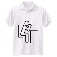 Adult EcoSmart® Jersey Knit Polo Thumbnail