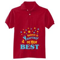 Youth EcoSmart® Jersey Knit Polo Thumbnail