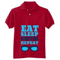 Youth EcoSmart® Jersey Knit Polo Thumbnail