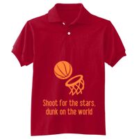 Youth EcoSmart® Jersey Knit Polo Thumbnail