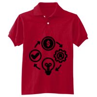 Youth EcoSmart® Jersey Knit Polo Thumbnail