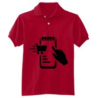 Youth EcoSmart® Jersey Knit Polo Thumbnail